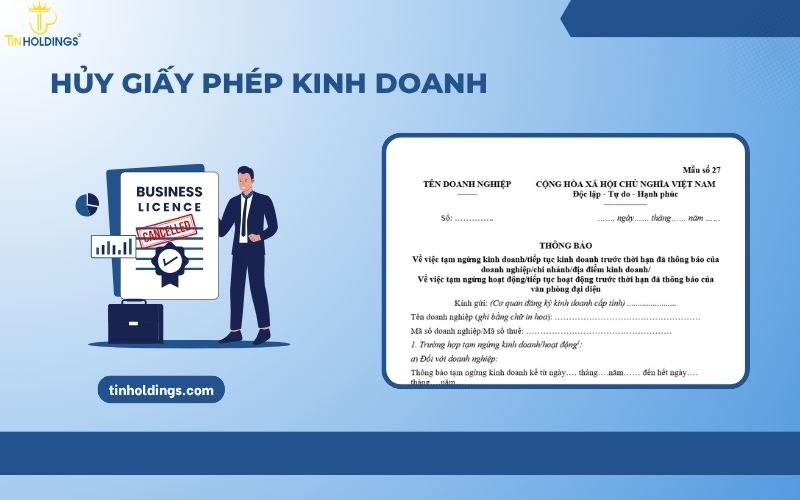 Hủy giấy phép kinh doanh