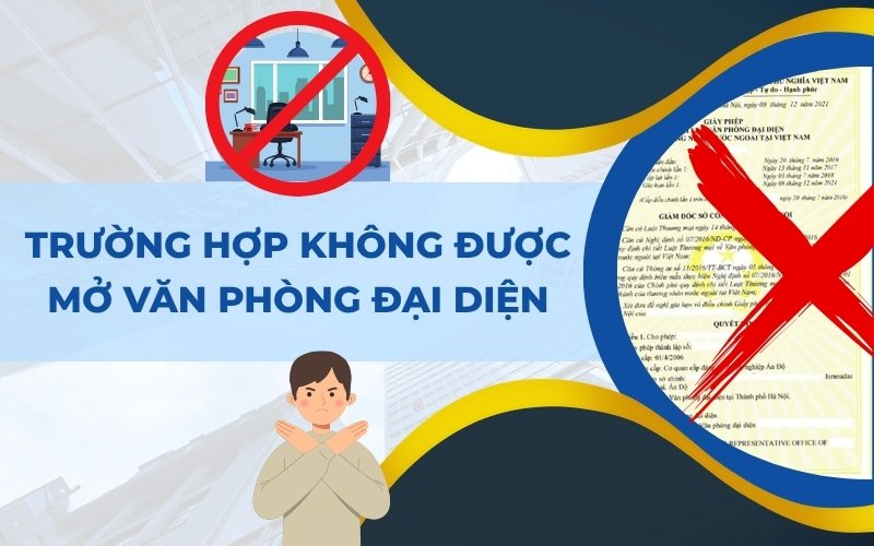 Những trường hợp không được phép thành lập Văn phòng đại diện thương nhân nước ngoài