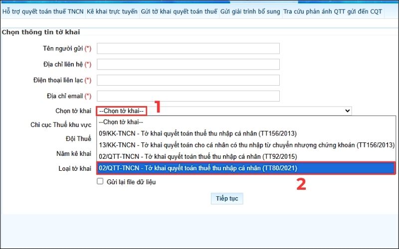 Thủ tục hoàn thuế TNCN