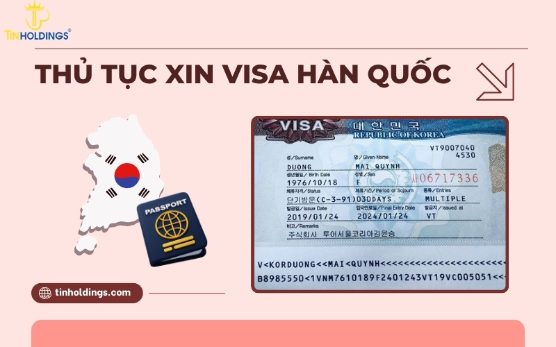 Thủ tục xin visa Hàn Quốc
