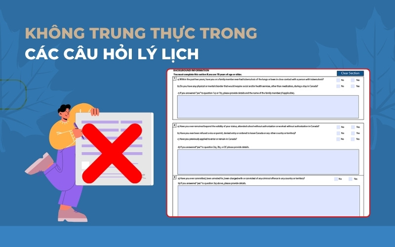 Không trung thực khi khai