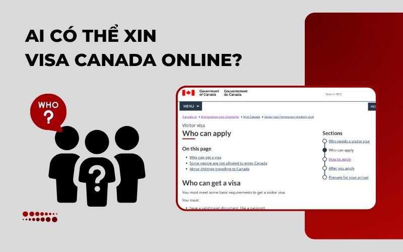 Ai xin visa Canada online
