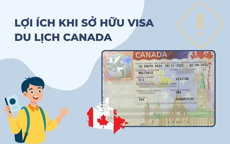 Lợi ích visa du lịch Canada