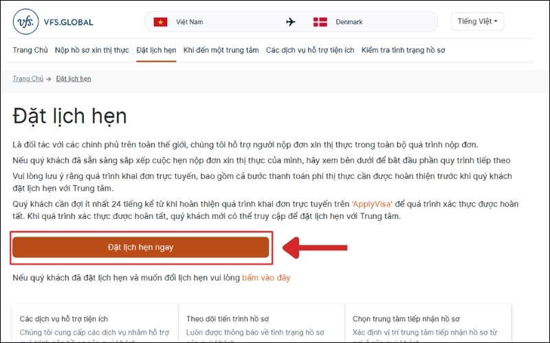 Đặt hẹn visa Iceland