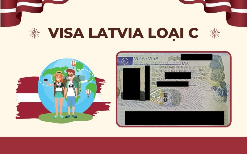 Visa Latvia loại C