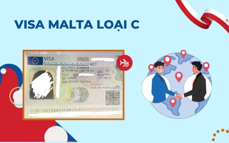 Visa Malta loại C