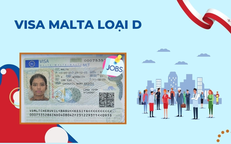 Visa Malta loại D