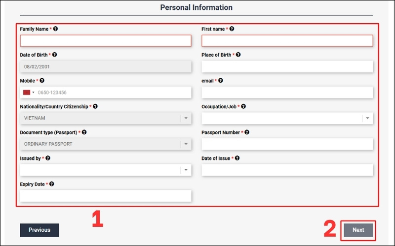 Thông tin cá nhân