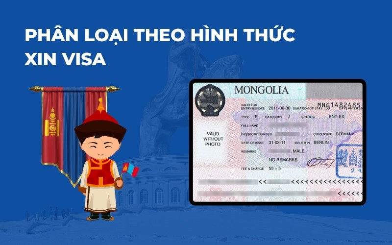 Các hình thức xin visa Mông Cổ