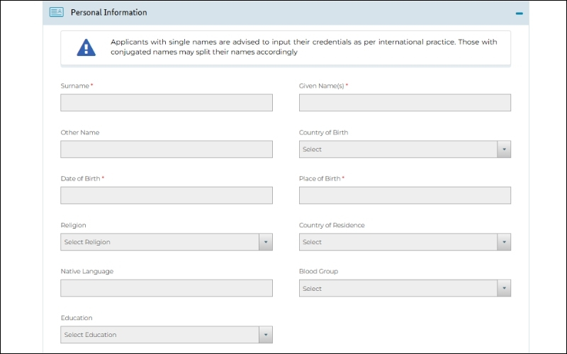 Thông tin cá nhân