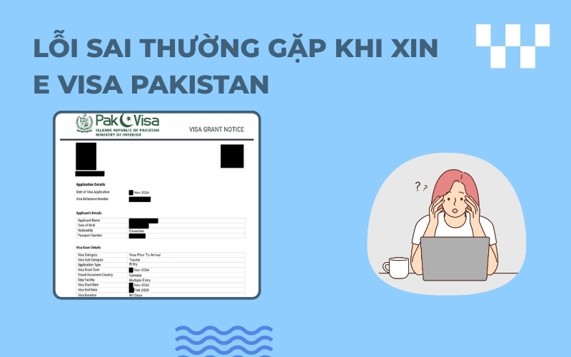 Lỗi sai khi xin visa Pakistan