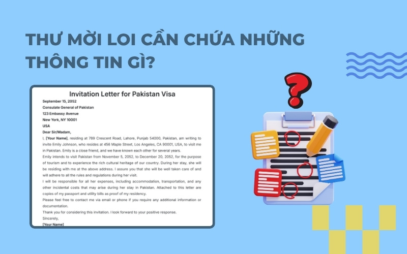 LOI cần chứng thông tin gì