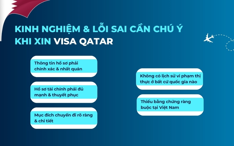 Kinh nghiệm xin visa Qatar