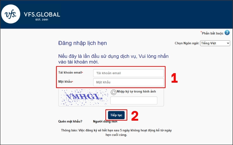 Đặt hẹn visa thăm thân Canada
