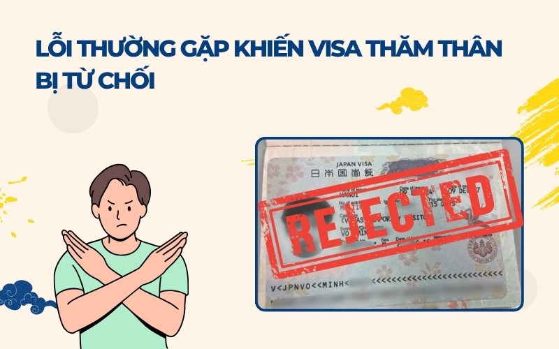 Lỗi sai khiến visa bị từ chối