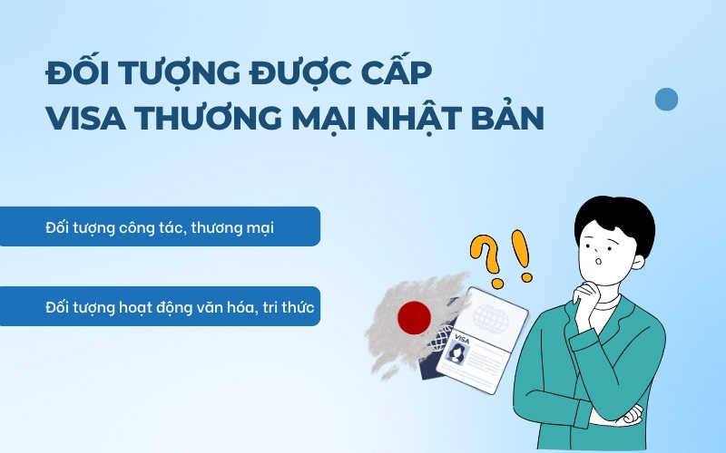 Đối tượng cấp visa thương mại Nhật Bản