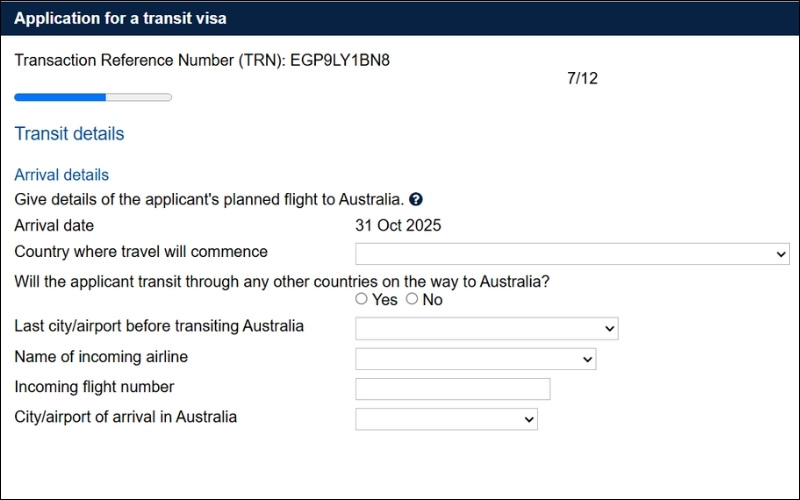 Nhập thông tin người nộp