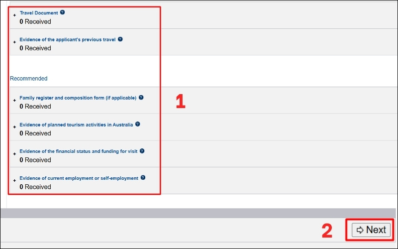 Tải hồ sơ visa Úc 10 năm