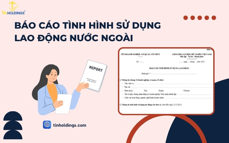 Báo cáo tình hình sử dụng lao động nước ngoài