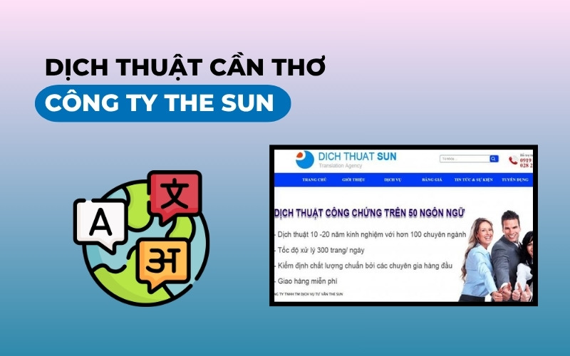 Dịch thuật Cần Thơ Công ty The Sun
