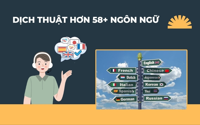 Dịch thuật công chứng Quận 2 đa ngôn ngữ
