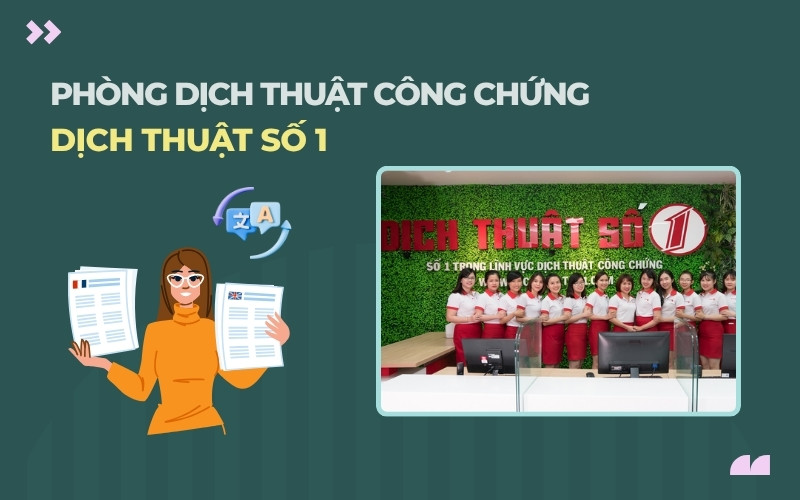 Phòng dịch thuật công chứng Số 1