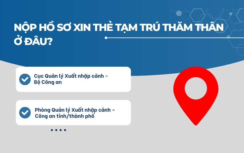 Nộp hồ sơ thẻ tạm trú thăm thân