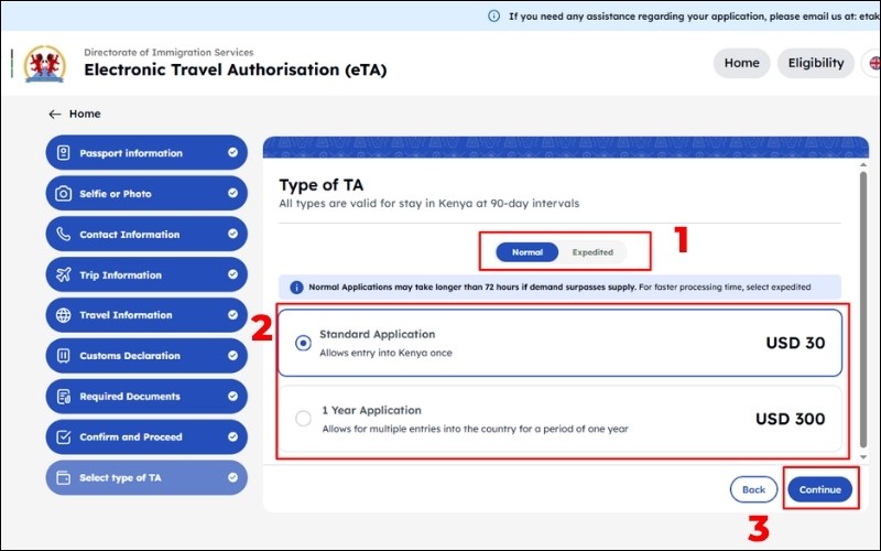 Visa Kenya phù hợp