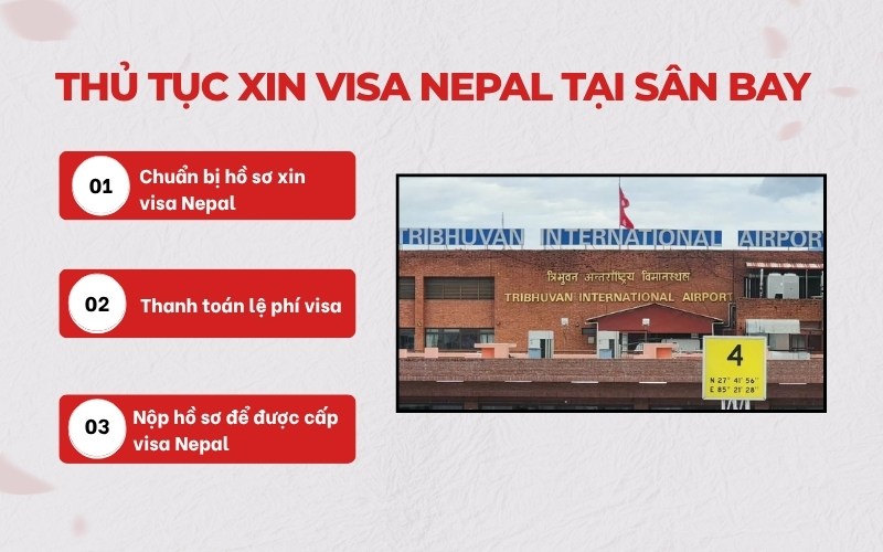 Thủ tục xin visa Nepal tại sân bay