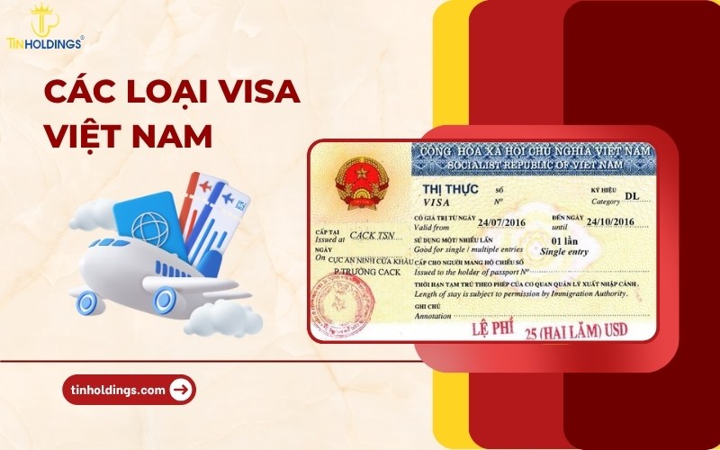 Các loại visa Việt Nam