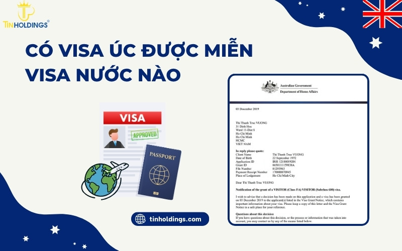 Có visa Úc được miễn visa nước nào