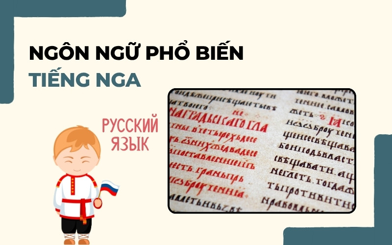 Ngôn ngữ phổ biến nhất thế giới tiếng Nga