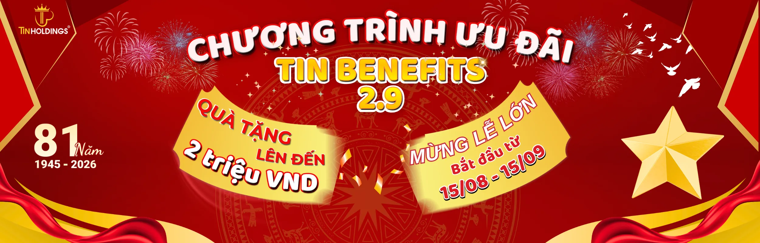 Chương trình khuyến mại TIN Benefits 2.9