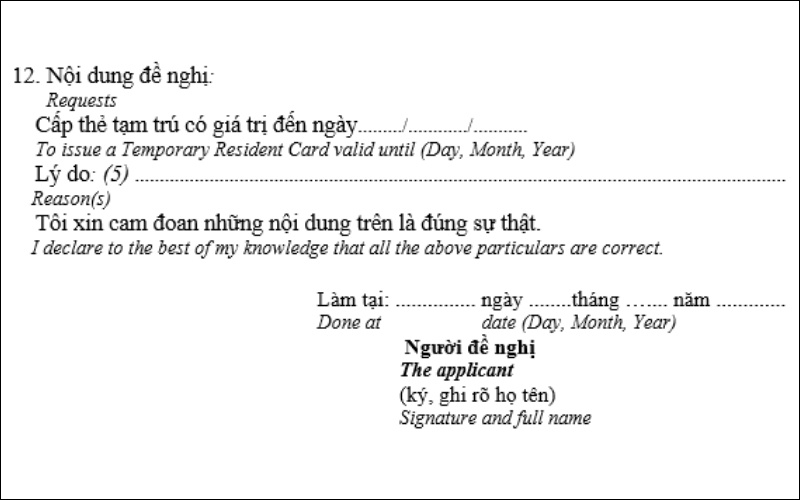 Nội dung cấp mẫu NA8