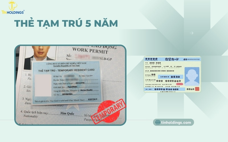 Thẻ tạm trú 5 năm